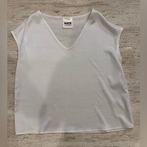 Women's White Silk Blouse